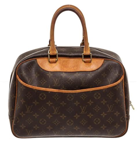 louis vuitton monogram canvas leather deauville doctor bag